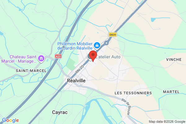 Carte de l'emplacement 82440 Réalville