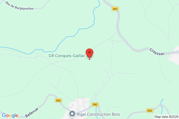 Carte de Aveyron, France