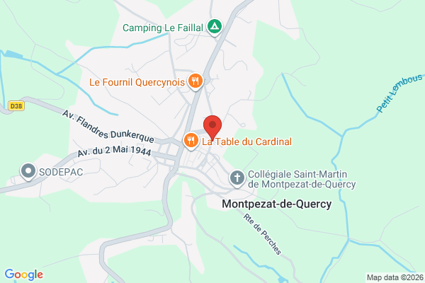 Carte de Rue de la Libération, Montpezat-de-Quercy, France