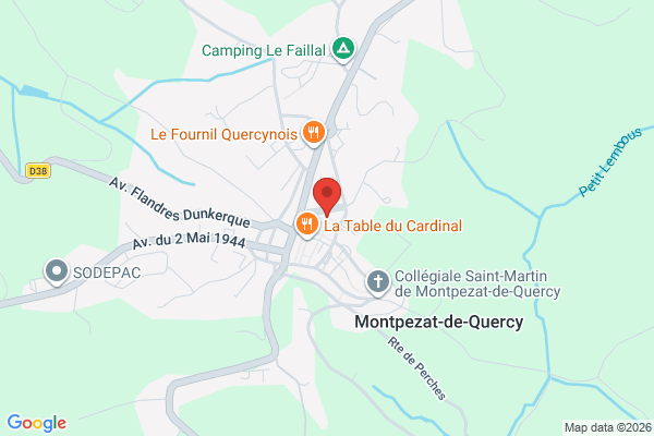Carte de 20 Rue du Reduch, Montpezat-de-Quercy, France