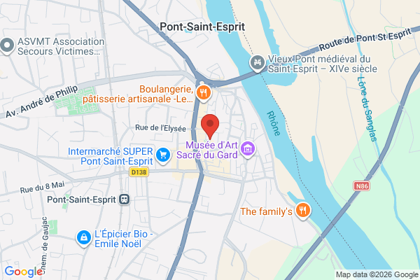 Carte de Rue Pierre Taillant, Pont-Saint-Esprit, France