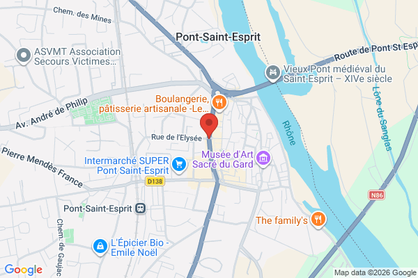 Carte de Boulevard Gambetta, Pont-Saint-Esprit, France