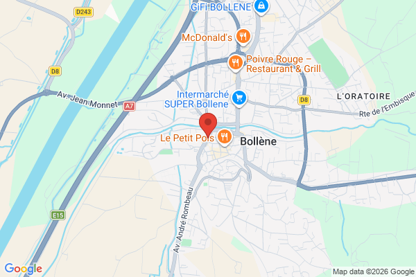 Carte de l'emplacement La Poissonnerie