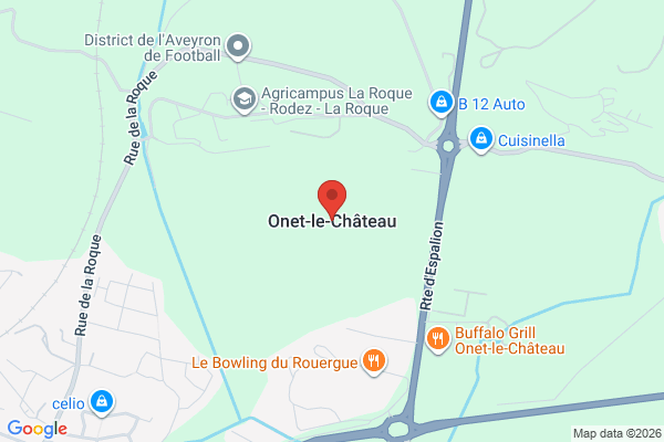 Carte de Onet-le-Château