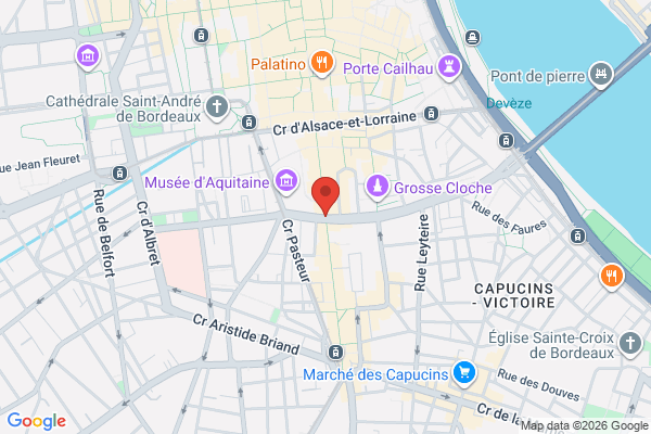 Carte de Rue Sainte-Catherine, Bordeaux, France