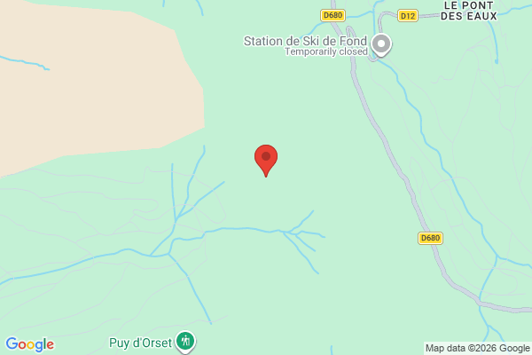 Carte de l'emplacement  CANTAL