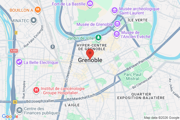 Carte de l'emplacement  Grenoble