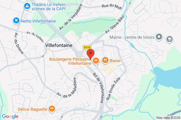 Carte de Avenue de la République, Villefontaine, France