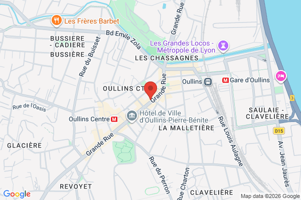 Carte de 94 Grande Rue, Oullins, France