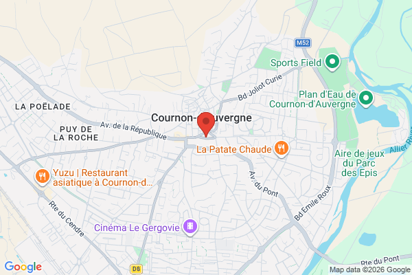 Carte de l'emplacement Fonds de commerces tous restaurants