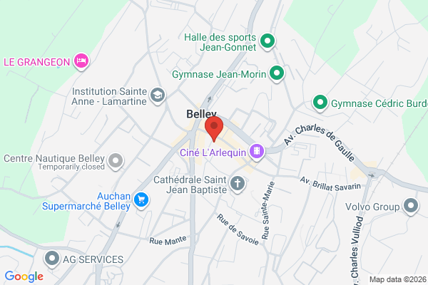 Carte de 30 Grande Rue, 01300 Belley, France