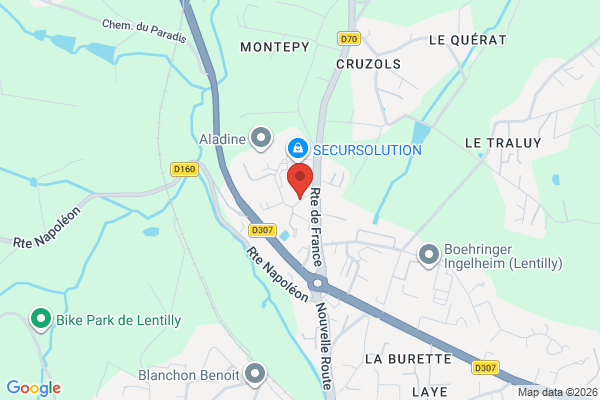 Carte de Rue de Montepy, Fleurieux-sur-l'Arbresle
