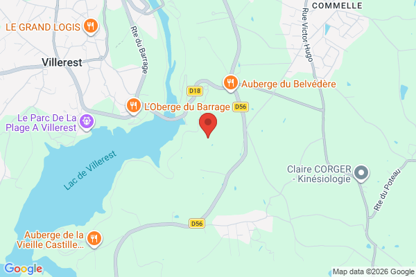 Carte de l'emplacement  