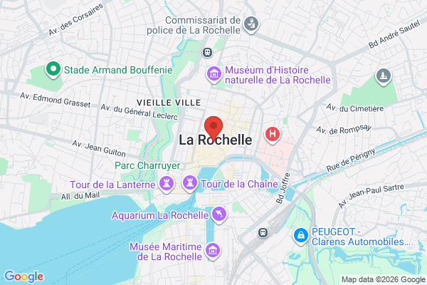 Carte de l'emplacement 17000 La Rochelle