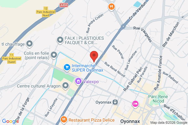 Carte de 70 Cr de Verdun, 01100 Oyonnax, France