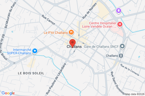 Carte de Challans