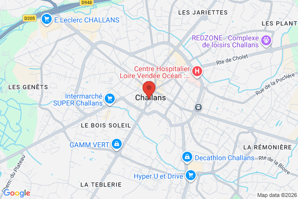 Carte de l'emplacement Local commercial à louer 