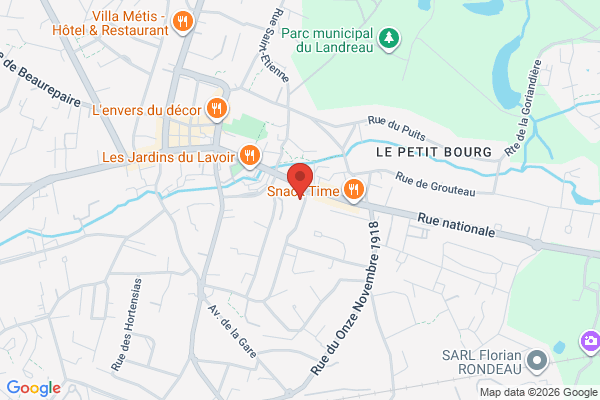 Carte de 2 Rue de la Prée, 85500 Les Herbiers, France