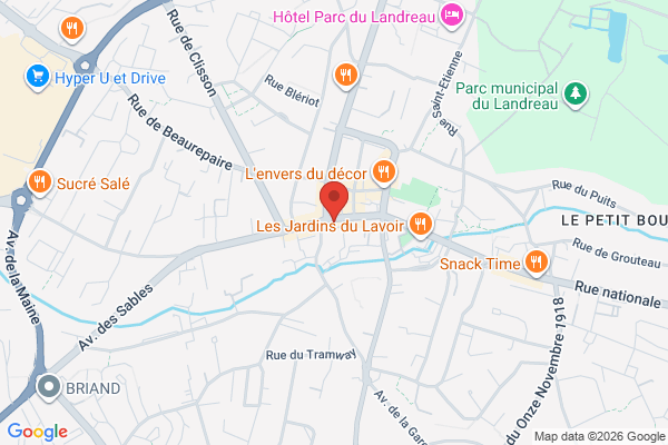 Carte de 10 Rue de l'Église, 85500 Les Herbiers, France