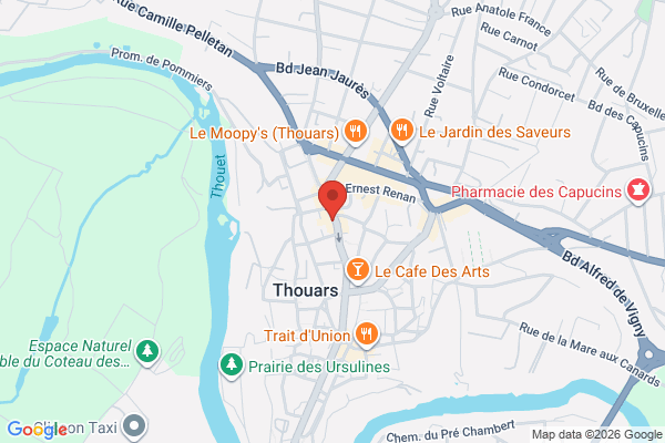 Carte de 31 Rue Porte de Paris, Thouars, France