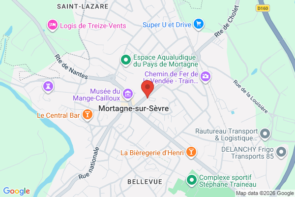 Carte de 19 Route de Cholet, Mortagne-sur-Sèvre, France