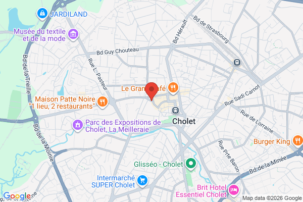 Carte de l'emplacement 49300 Cholet
