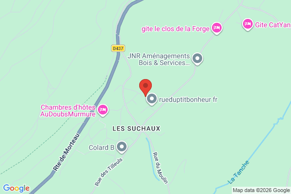Carte de 25500 Morteau, France