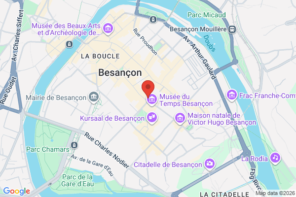 Carte de 107 Grande Rue, Besançon, France