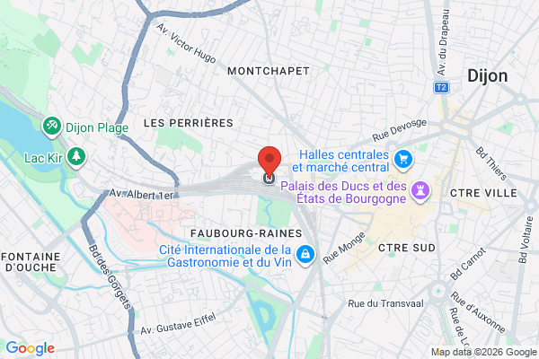 Carte de l'emplacement 21000 France