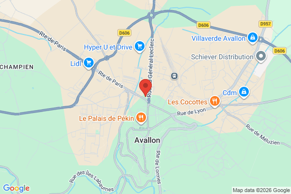Carte de l'emplacement Entrepôt et bureau situé sur un axe passant (belle visibilité)