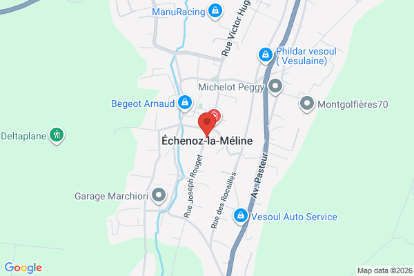 Carte de Échenoz-la-Méline, France