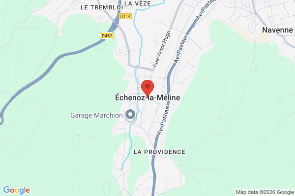 Carte de l'emplacement Local commercial - 400m²