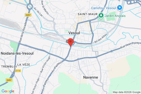 Carte de l'emplacement 6 Boulevard Charles de Gaulle