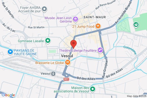 Carte de 3-5 Rue Noirot, Vesoul, France