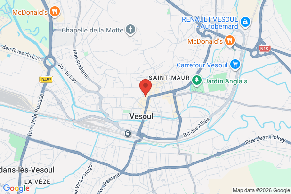 Carte de l'emplacement Local commercial - 65m²