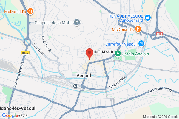 Carte de l'emplacement Local commercial - 130m²
