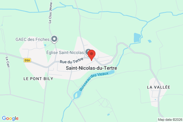 Carte de Saint-Nicolas-du-Tertre, France