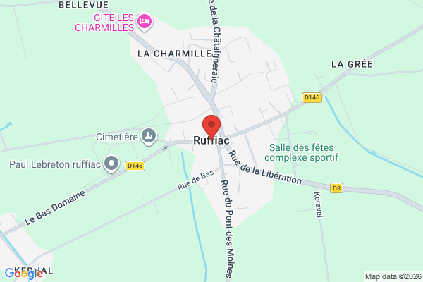 Carte de Ruffiac, France