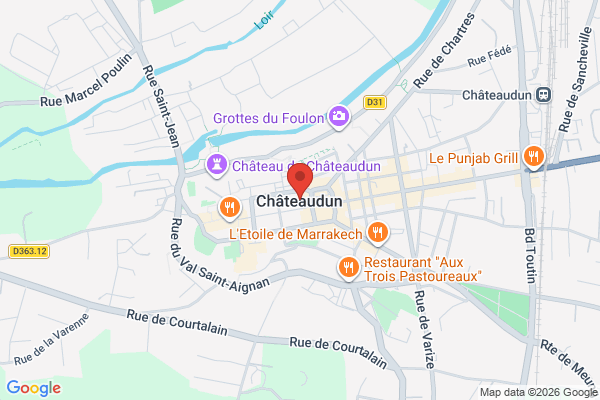 Carte de 28200 Châteaudun, France