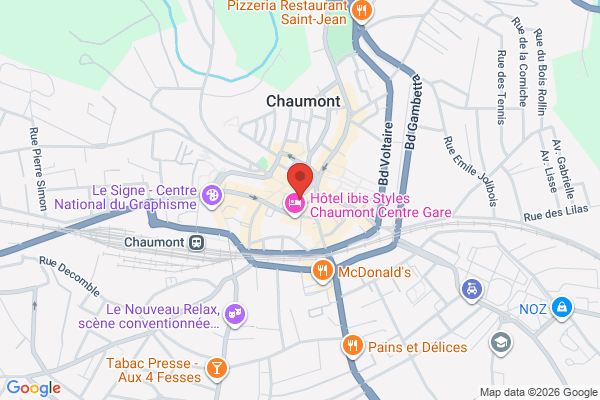 Carte de Rue Laloy, Chaumont, France