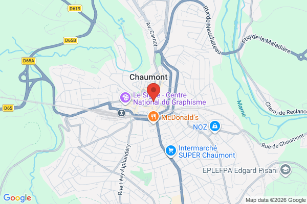 Carte de l'emplacement LOCAL COMMERCIAL SUR DEUX NIVEAUX - EMPLACEMENT N°1