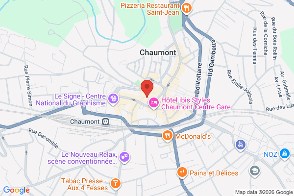 Carte de 9 Rue Victor Mariotte, Chaumont
