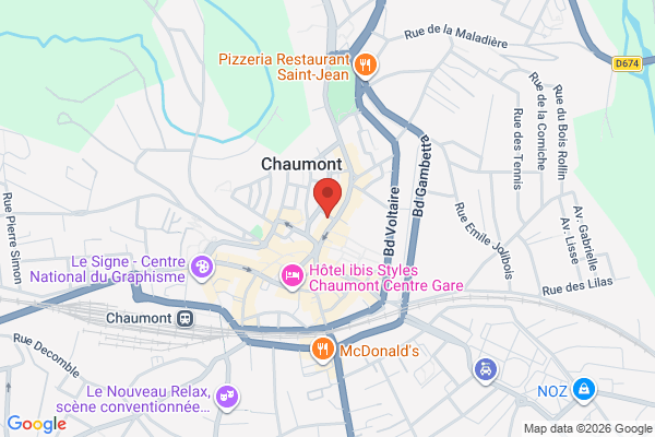 Carte de 31 Rue Victoire de la Marne, Chaumont, France