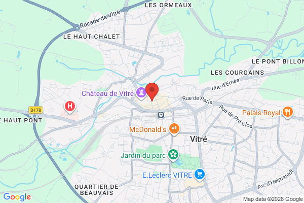 Carte de l'emplacement Local commercial Cœur de ville 