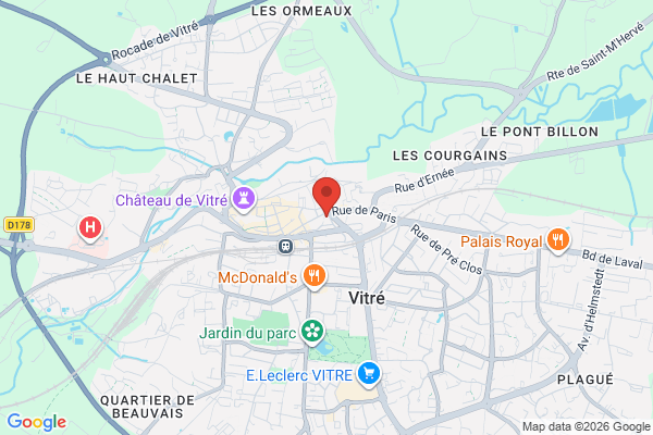 Carte de l'emplacement Local commercial Place de la République 
