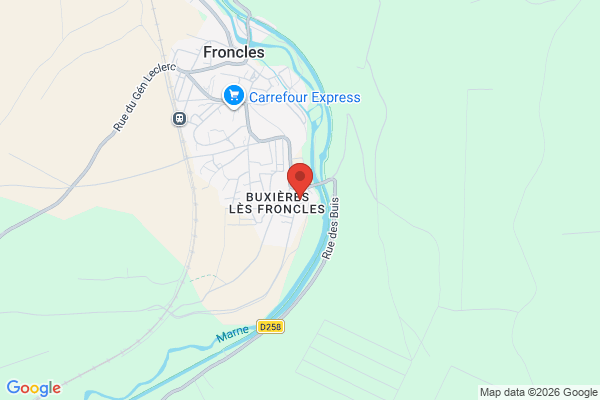 Carte de l'emplacement BAR TABAC RESTAURANT "LES GLYCINES"