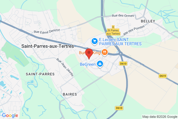 Carte de l'emplacement Cellule commerciale 570 m² 