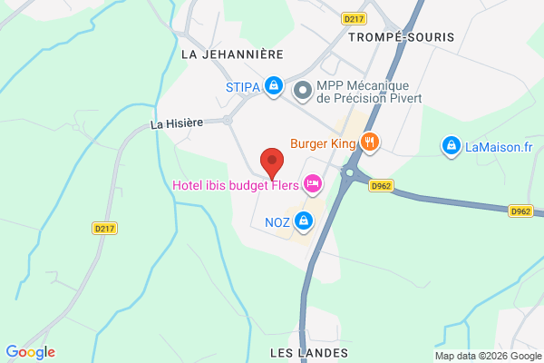 Carte de 775 Rue Aristide Boucicaut, Flers