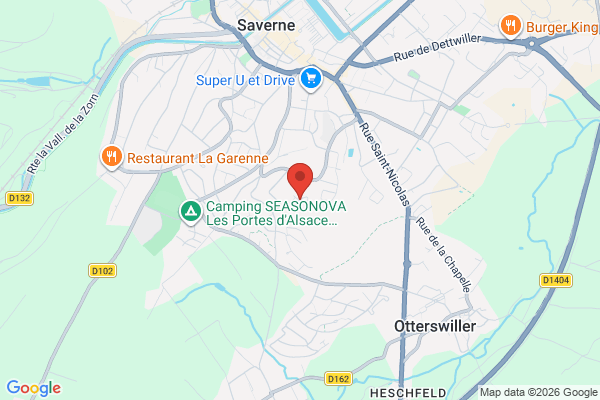 Carte de l'emplacement 67700 Saverne