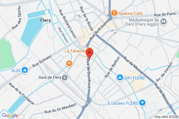 Carte de 45 Rue de Domfront, Flers